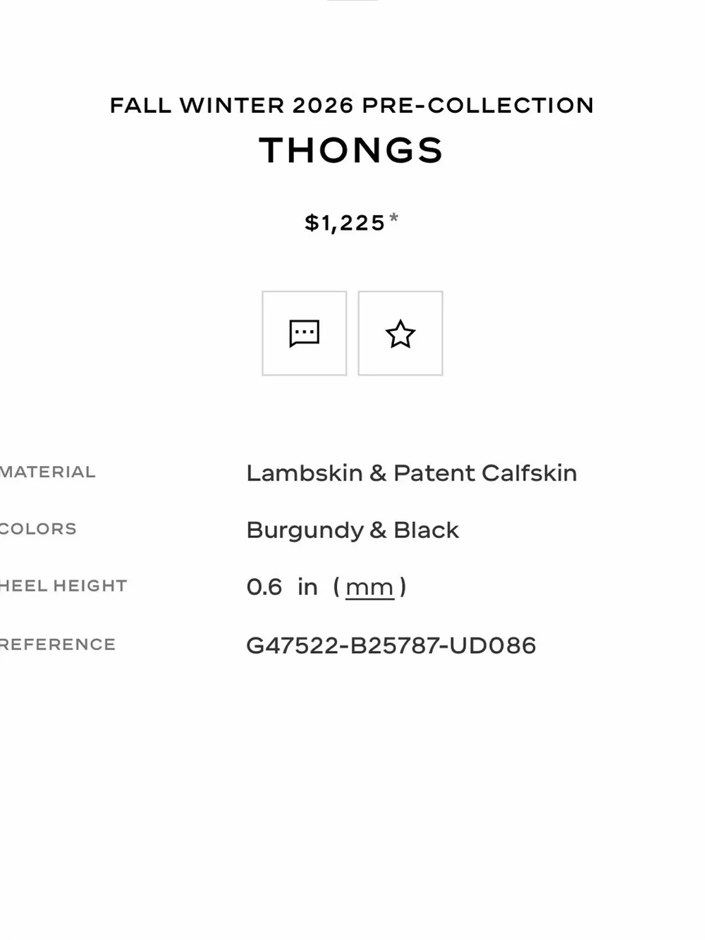CHANEL Burgundy and Black Lambskin Thong Sandals